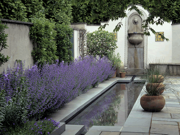 Chanticleer House Water Feature